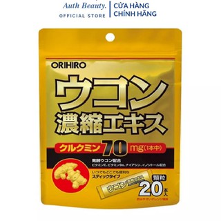 Bột nghệ giải rượu Orihiro Kozu Nhật Bản (túi 20 gói)