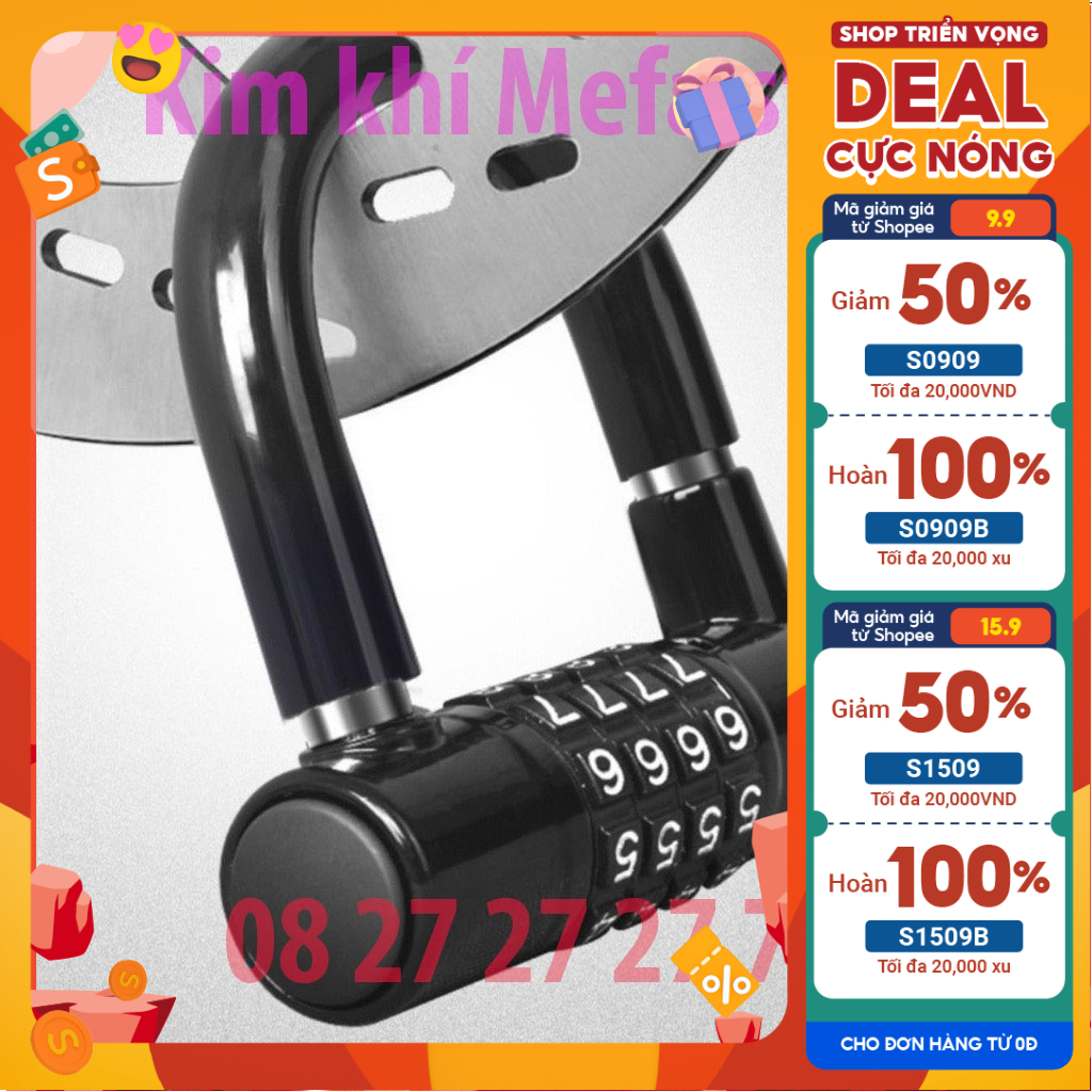 Ổ khóa số chữ cao ấp, an toàn - Ổ khóa mật khẩu 4 số