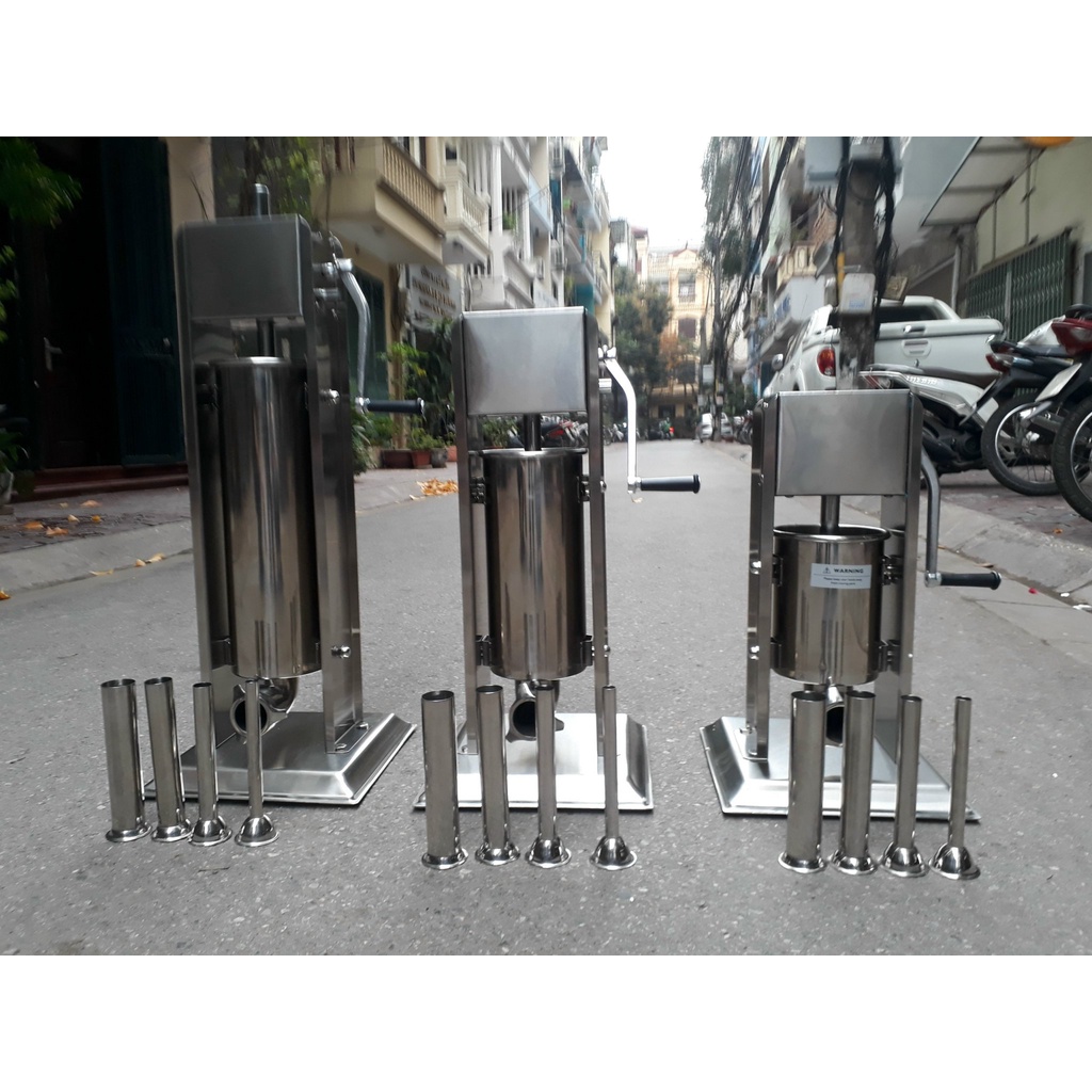 Máy dồn xúc xích, Máy nhồi xúc xích, Máy đùn lạp xưởng, lòng rồi, ... tay quay 7L