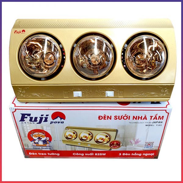 [XẢ HÀNG - GIAO NGAY] Đèn sưởi nhà tắm - Thiết bị sưởi hãng FUJI POVA công nghệ Nhật Bản[ bảo hành 24T]