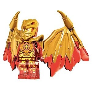 892291 Đồ chơi lắp ráp Iego Ninjago Crystalized Golden Dragon Kai - Nhân vật Kai rồng vàng
