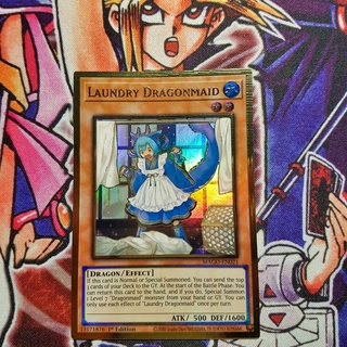 Thẻ bài Yugioh chính hãng | Laundry Dragonmaid | MAGO Premium Gold Rare