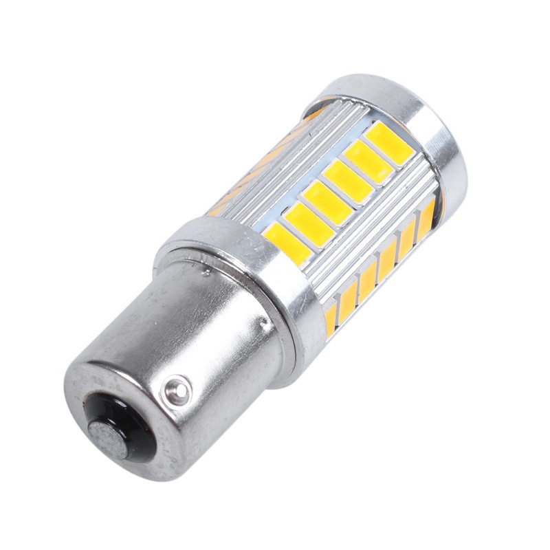 Set 4 bóng đèn 1156PY BAU15S PY21W LED 33SMD dành cho ô tô