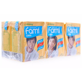 Lốc sữa đậu nành Fami hộp 200ml (6 hộp)