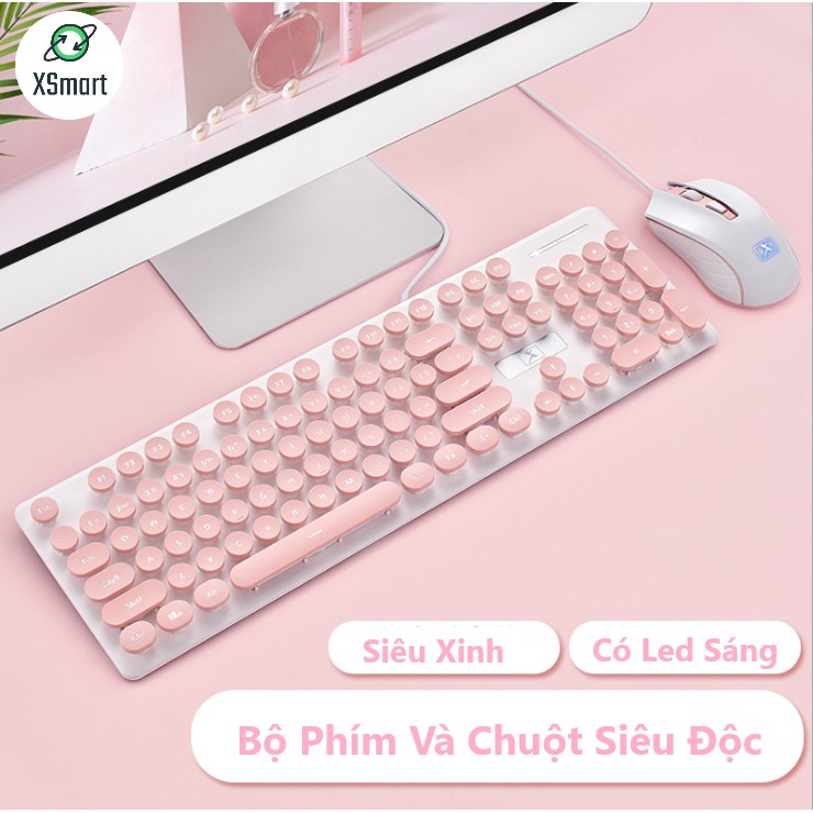 [DEAL SỐC] Bộ Bàn Phím Và Chuột Siêu Xinh N518 Cao Cấp Có Đèn Led Sáng Chữ, Phím Bấm Siêu Chuẩn | WebRaoVat - webraovat.net.vn