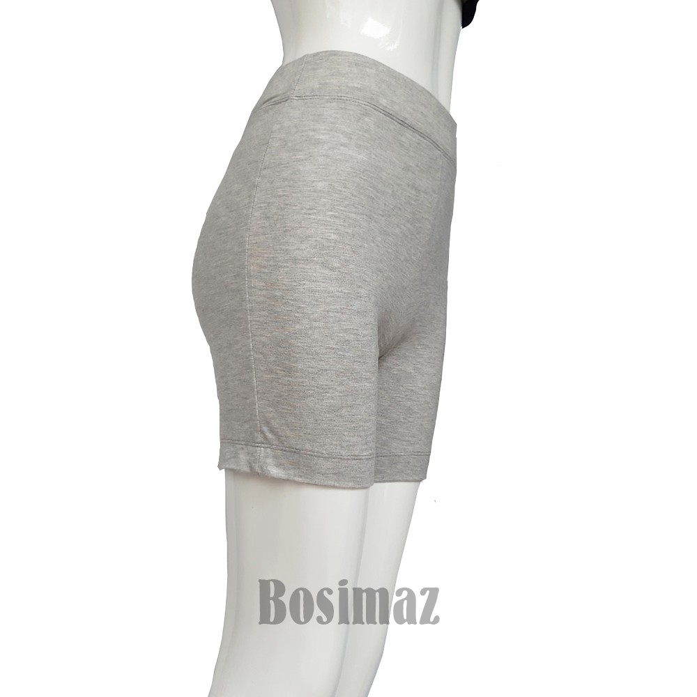 Quần Legging Nữ Bosimaz MS345 đùi không túi màu tiêu xám nhạt cao cấp, thun co giãn 4 chiều, vải đẹp dày, thoáng mát. | WebRaoVat - webraovat.net.vn