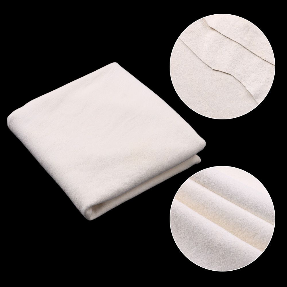 Khăn lau kính xe hơi cỡ lớn bằng da cừu siêu thấm hút nhanh khô nhiều kích thước