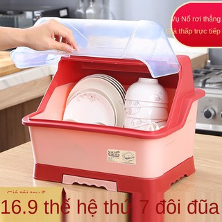 Bếp có Hộp đựng Bát và Đũa giá để đồ, đĩa, tủ úp chén đa năng nắp