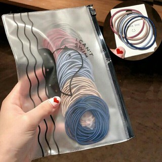 Sét 100 dây buộc tóc