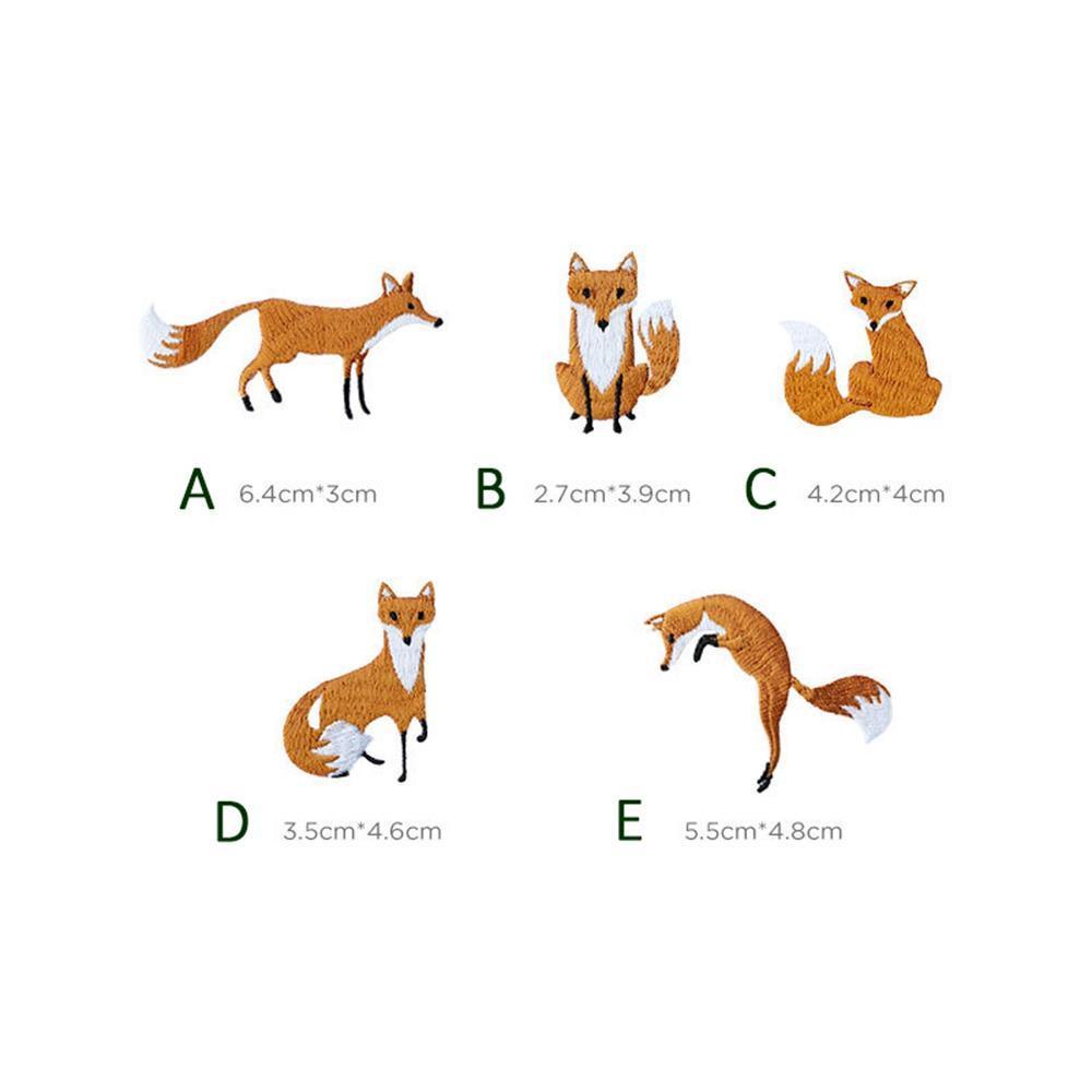 Miếng Vá Quần Áo Thêu Hình Động Vật