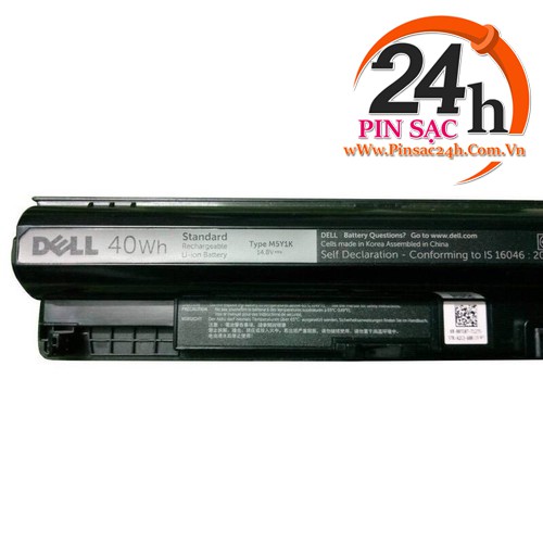 PS24. Pin Laptop Dell M5Y1K zin hãng 3451 3458 3468 5455 5458 3551 3558 5551 5558 5559 Battery Dell 3558