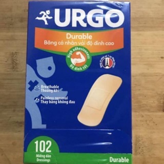 Băng cá Nhân Ugo hộp 102 miếng