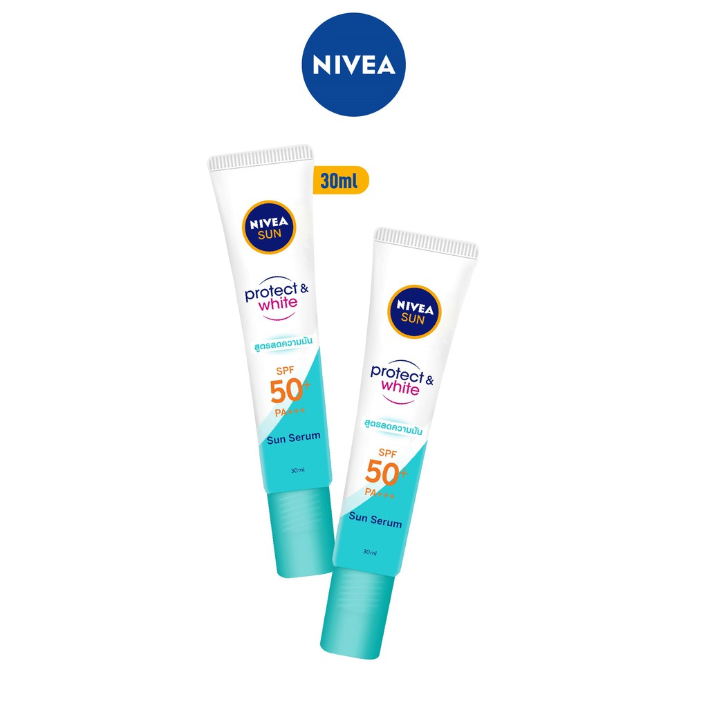 Bộ đôi tinh chất chống nắng NIVEA dưỡng trắng & kiểm soát dầu SPF50+ PA+++ (30ml/chai) - 86060 | WebRaoVat - webraovat.net.vn