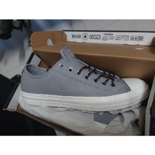 Giày cv da xám size 41 42.5 real new
