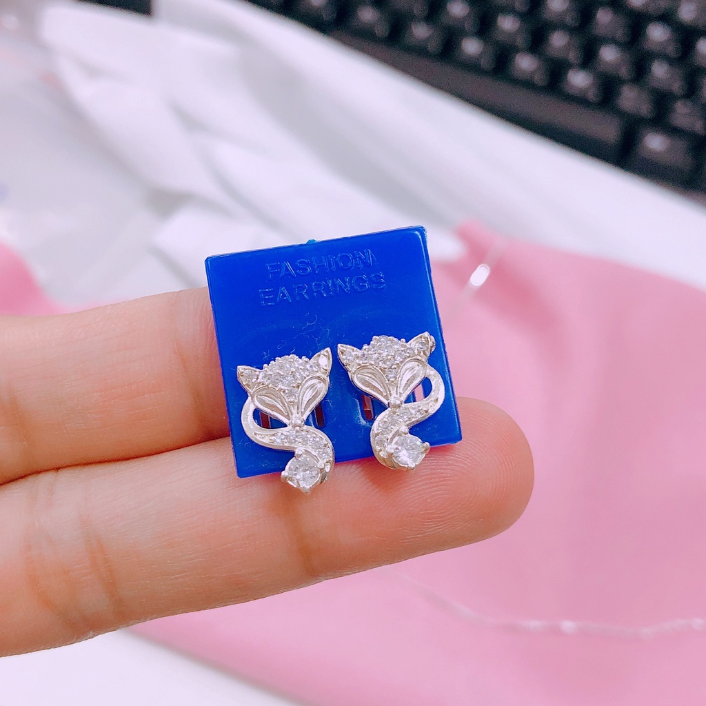 Bộ trang sức hồ ly bạc ta  LINH MIU SILVER