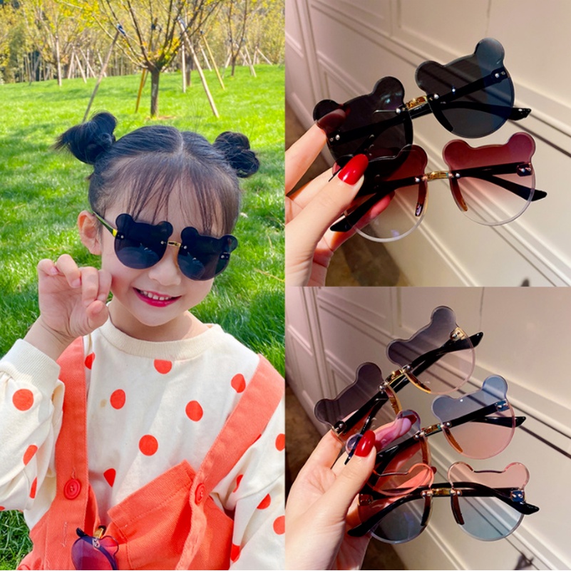 Kính mát JIUERBA chống tia uv400 kiểu dáng cổ điển thời trang cho bé