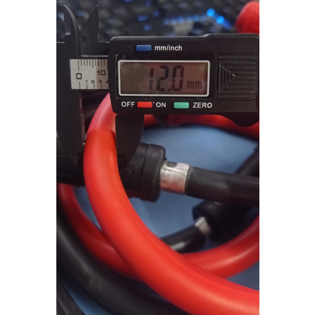 Bộ Cáp 3 Mét Kích Điện/ Câu Bình Ắc Quy Đầu Kẹp Cá Sấu Lõi Đồng - Cần Thiết Cho Ô tô, Xe Hơi Chết Máy