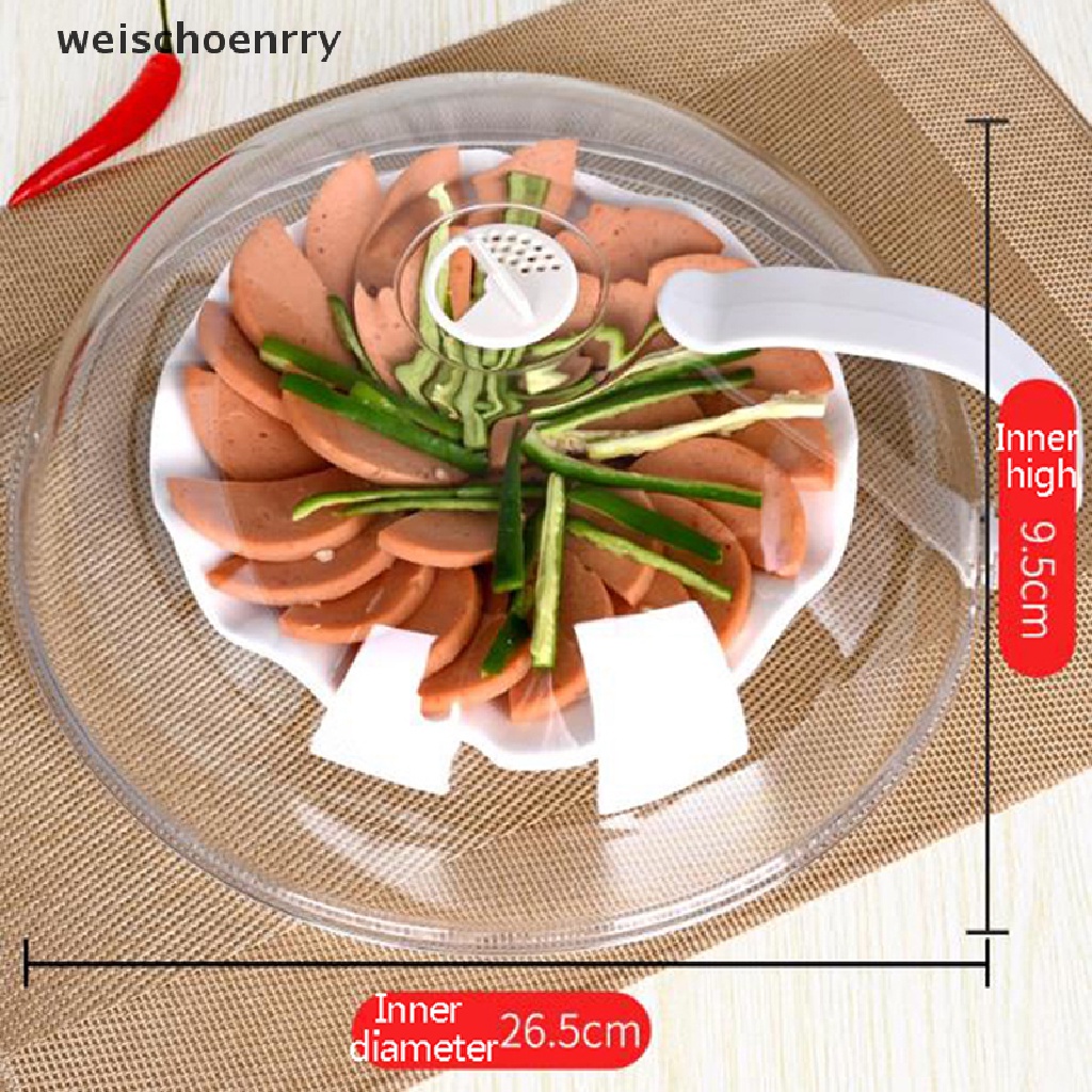 Nắp đậy thức ăn có tay cầm chống nóng chuyên nghiệp cho lò vi sóng