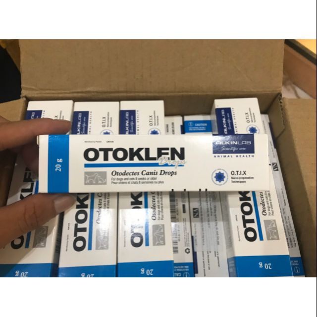 Otoklen nhỏ tai cho thú cưng nhỏ tai cho chó mèo