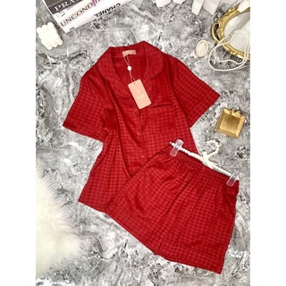 bộ lụa ngắn tay hãng sam choco áo ngắn tay quần đùi bộ mặc nhà đẹp bộ pijama cao cấp