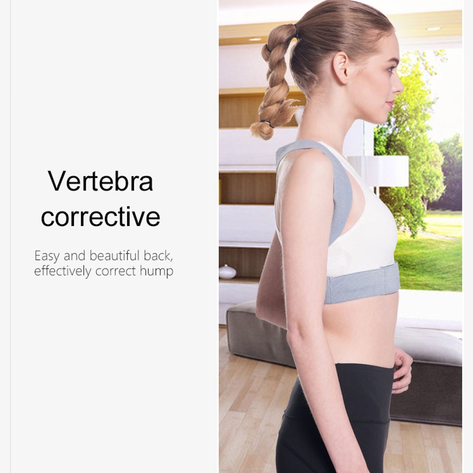 Đai Đeo Điều Chỉnh Tư Thế Lưng Và Vai Cho Cột Sống Unisex
