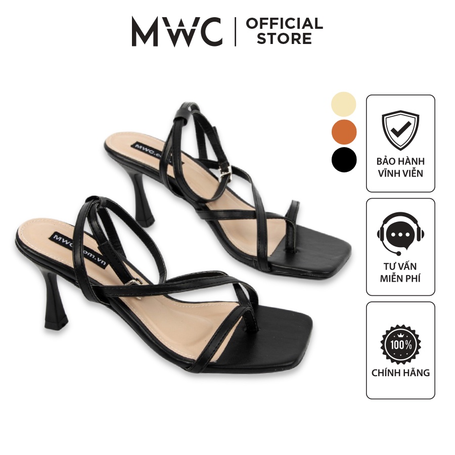 Giày MWC 4213 - Giày Cao Gót 7Cm Quai Mảnh Xỏ Ngón Trẻ Trung