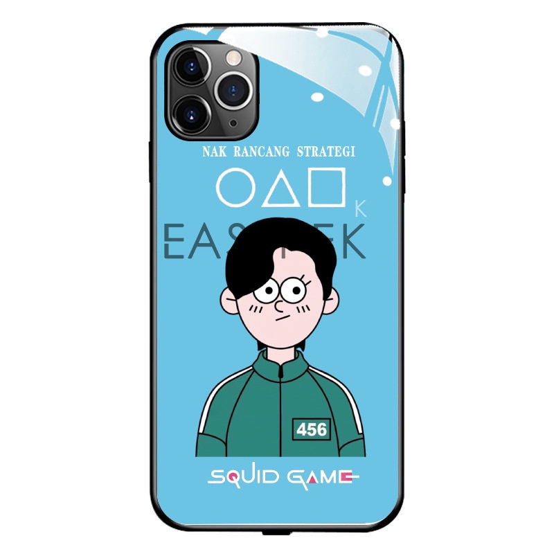 Ốp điện thoại kính cường lực dạ quang chống sốc hình máy chơi Game Eastpek 2021 cho iPhone 11 Pro Max X XS 6