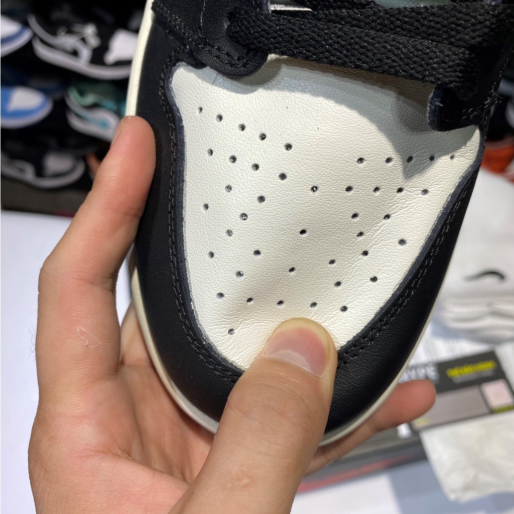 Giày sneaker nam nữ cổ cao : Jordan 1 retro high dark mocha | bản 1:1 .