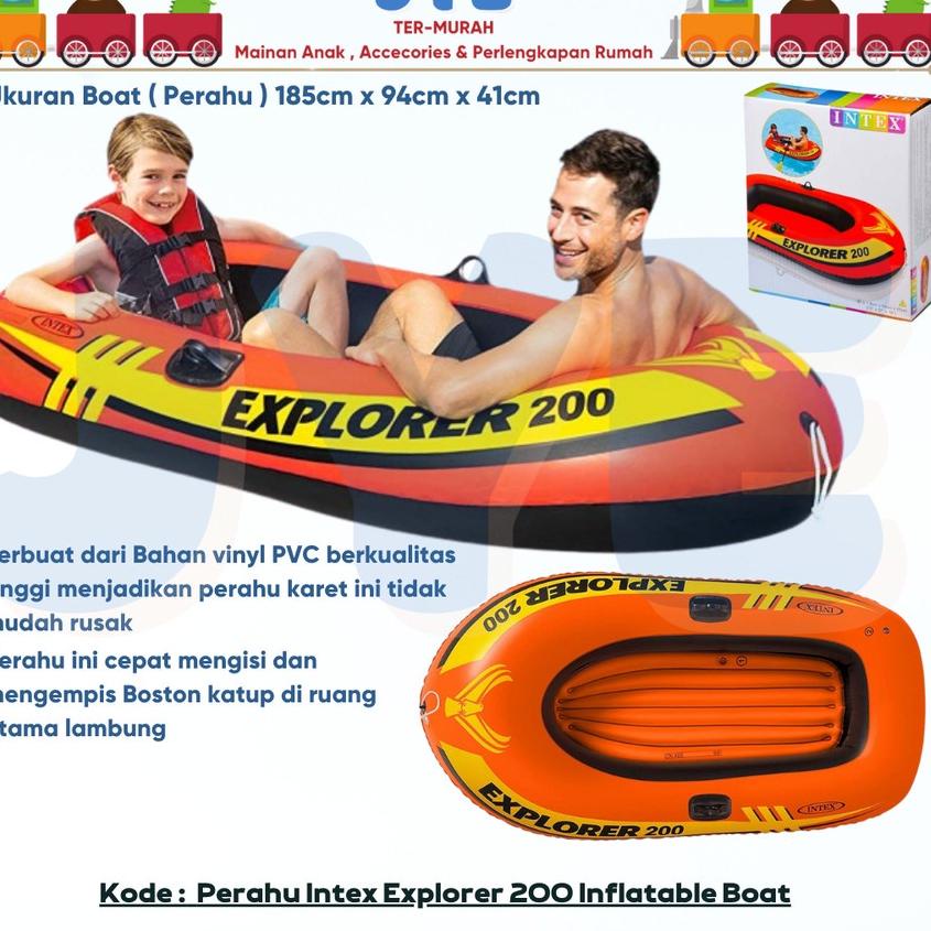 Thuyền Bơm Hơi 200 Intex Explorer Chất Lượng Cao ➶ ✰☏