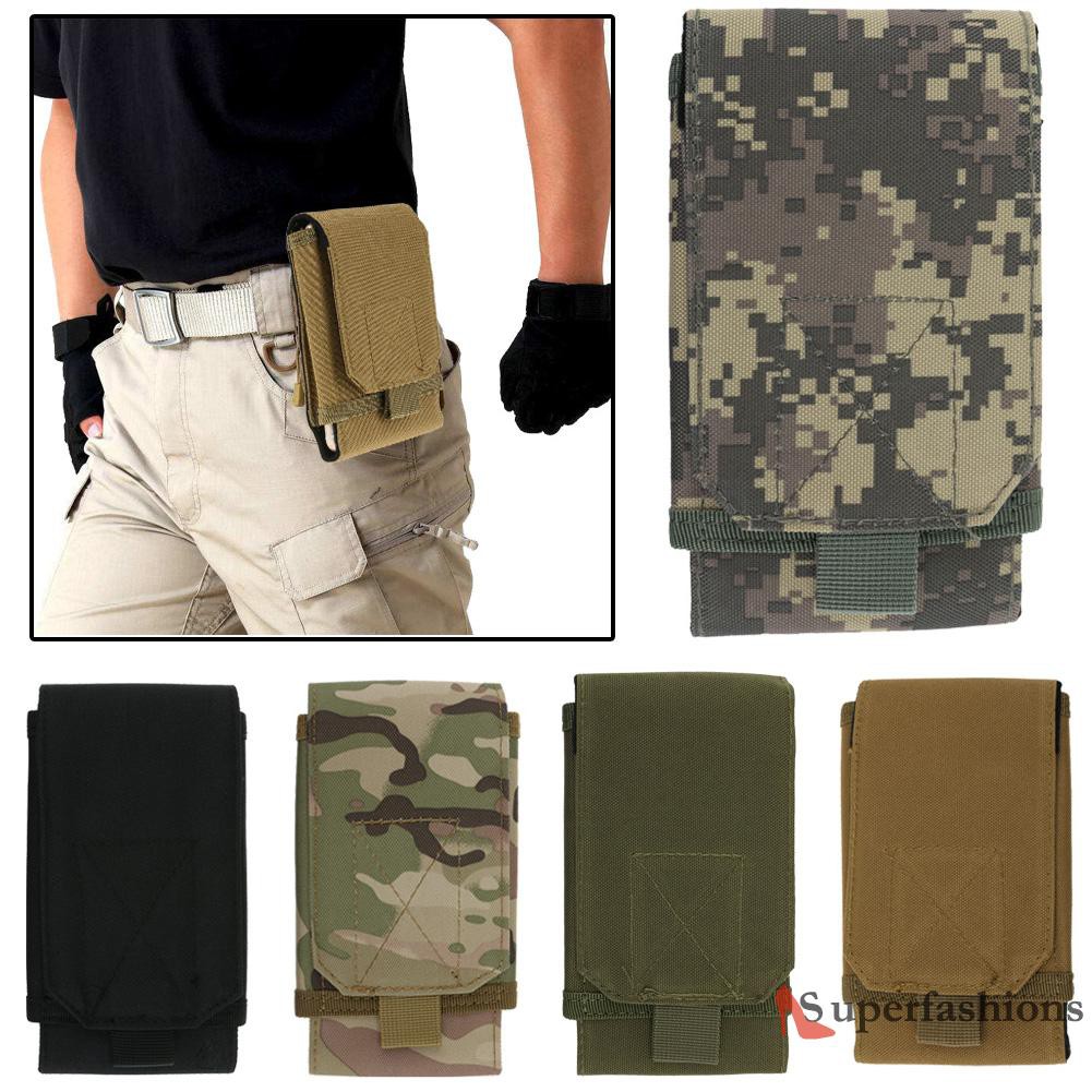 【Hot Sale】1Pc Universal Tactical Bag for Mobile Phone Hook Cover Pouch Case Waist Bag