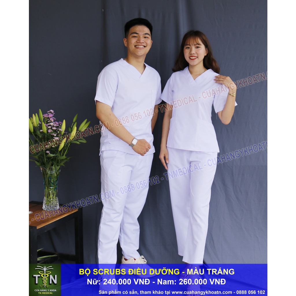 [Mã SKAMFSW175 giảm 10K đơn 50K] ☘ Bộ Scrubs Vải Trung Cấp - Thương hiệu TN Medical