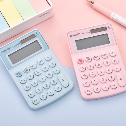 Máy tính xách tay Deli màu sắc thời trang