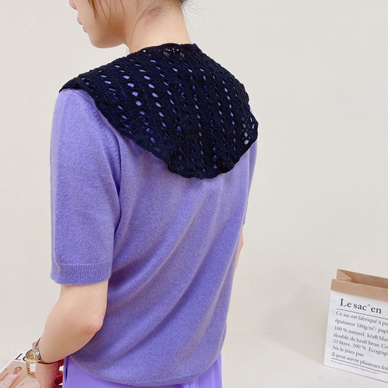 Khăn Choàng Polyester Thắt Nút Phong Cách Đồng Quê Dành Cho Nữ