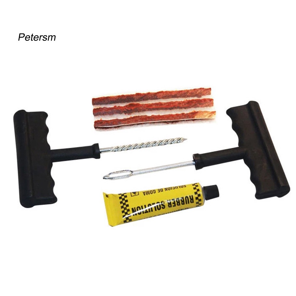 Bộ 6 dụng cụ sửa chữa lốp xe hơi/xe mô tô không săm bị thủng tiện dụng