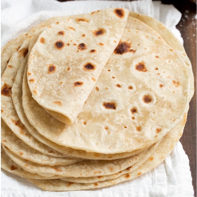 Tortilla tươi từ bột ngô hữu cơ