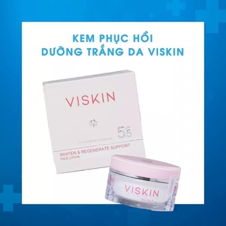 KEM DƯỠNG TRẮNG HỖ TRỢ PHỤC HỒI DA VISKIN - VISKIN WHITEN & REGENERATE SUPPORT FACE LOTION -