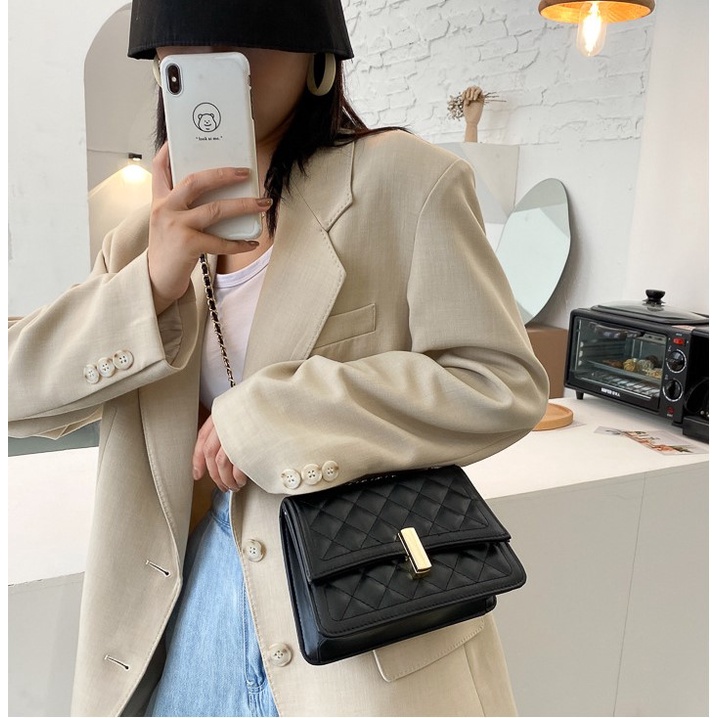 Túi xách nữ trần chỉ trám độc và lạ hiếm có khó tìm phong cách Hàn Quốc Capucha T193