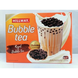 [Hộp 416g (8 LY)] TRÀ SỮA TRÂN CHÂU [VN] HILLWAY Bubble Milk Tea (btn-hk)