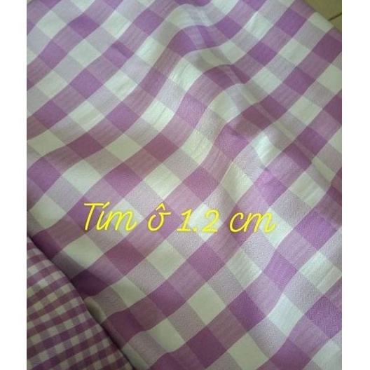 Vải kẻ Carô xương cá