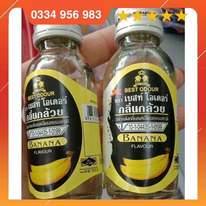 1 chai Tinh mùi hương chuối 30ml