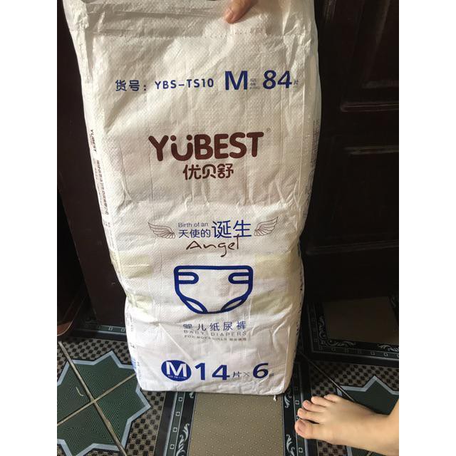 Tã Bỉm Yubest Angel dán/ quần nội địa Trung S90/M84/L78/XL72/XXL66