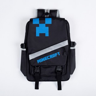 Balo Minecraft khóa cài cao cấp Creeper new
