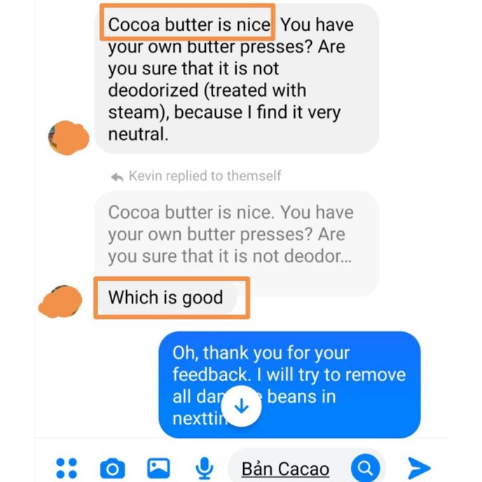 Bơ cacao làm bánh, socola  Bản Cacao