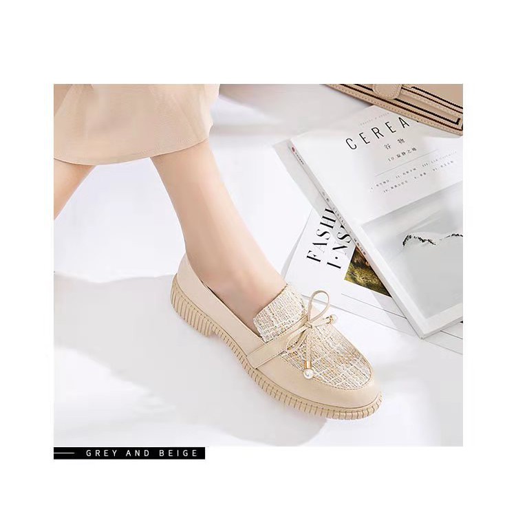 Giày LOLITA Đính Nơ Giày Da 3P Phong Cách Nhật Bản