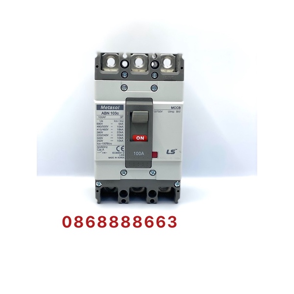 ATTOMAT Át khối 3 pha mccB LS 3P ABN 30-100A