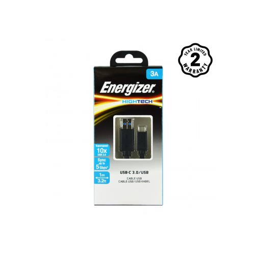 Cáp sạc USB Type C 3.0 Energizer 1m