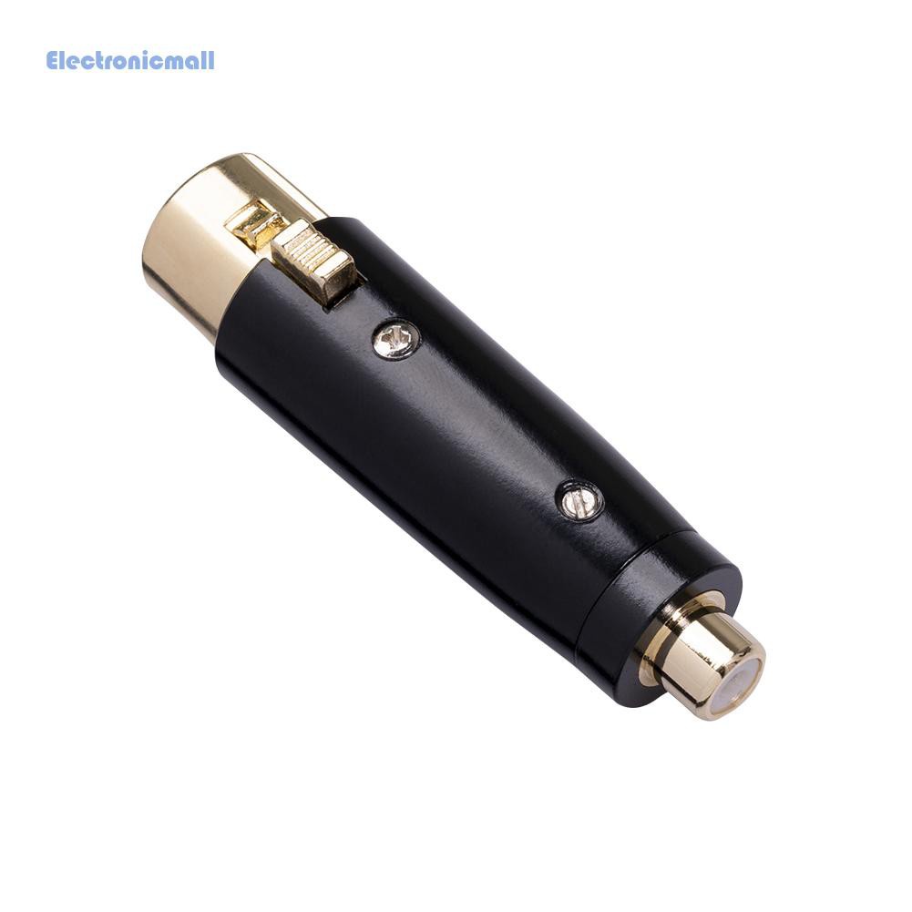 Đầu Chuyển Đổi Âm Thanh Từ Rca Female Sang Xlr 3pin Female Cho Mic Loa