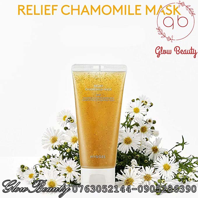 Mặt nạ cấp ẩm làm dịu sáng da chiết xuất cúc La Mã HYGGEE Relief Chamomile Mask 95ml