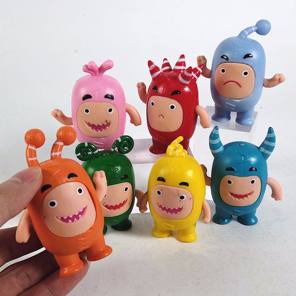 Set 7 Mô Hình Đồ Chơi Nhân Vật Oddbods Dễ Thương Đáng Yêu
