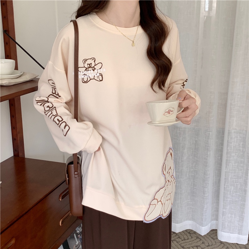 Áo Hoodies Nữ Thêu Hoa Thời Trang Hàn Quốc Mới